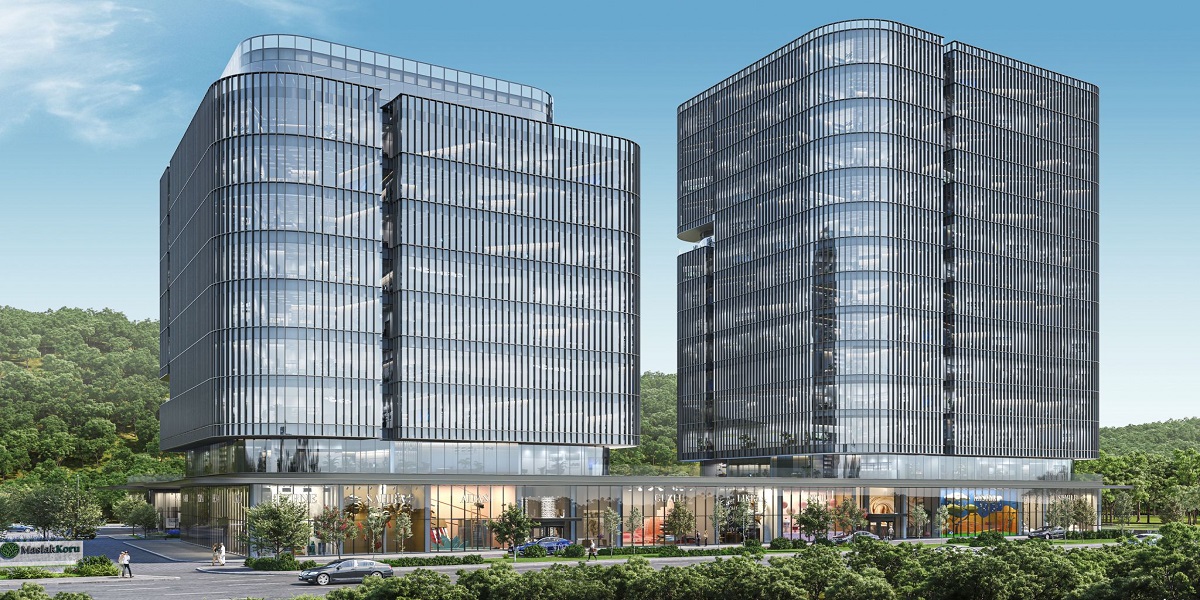 Luxury  4 bedroom apartments for sale in vadi İstanbul maslak koru kiptas invest Sariyer