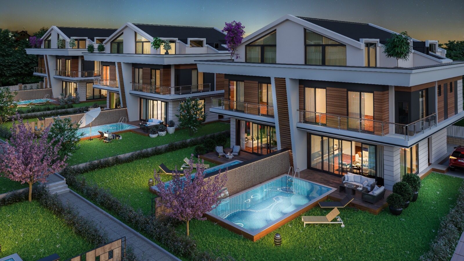luxuries private villas with sea view