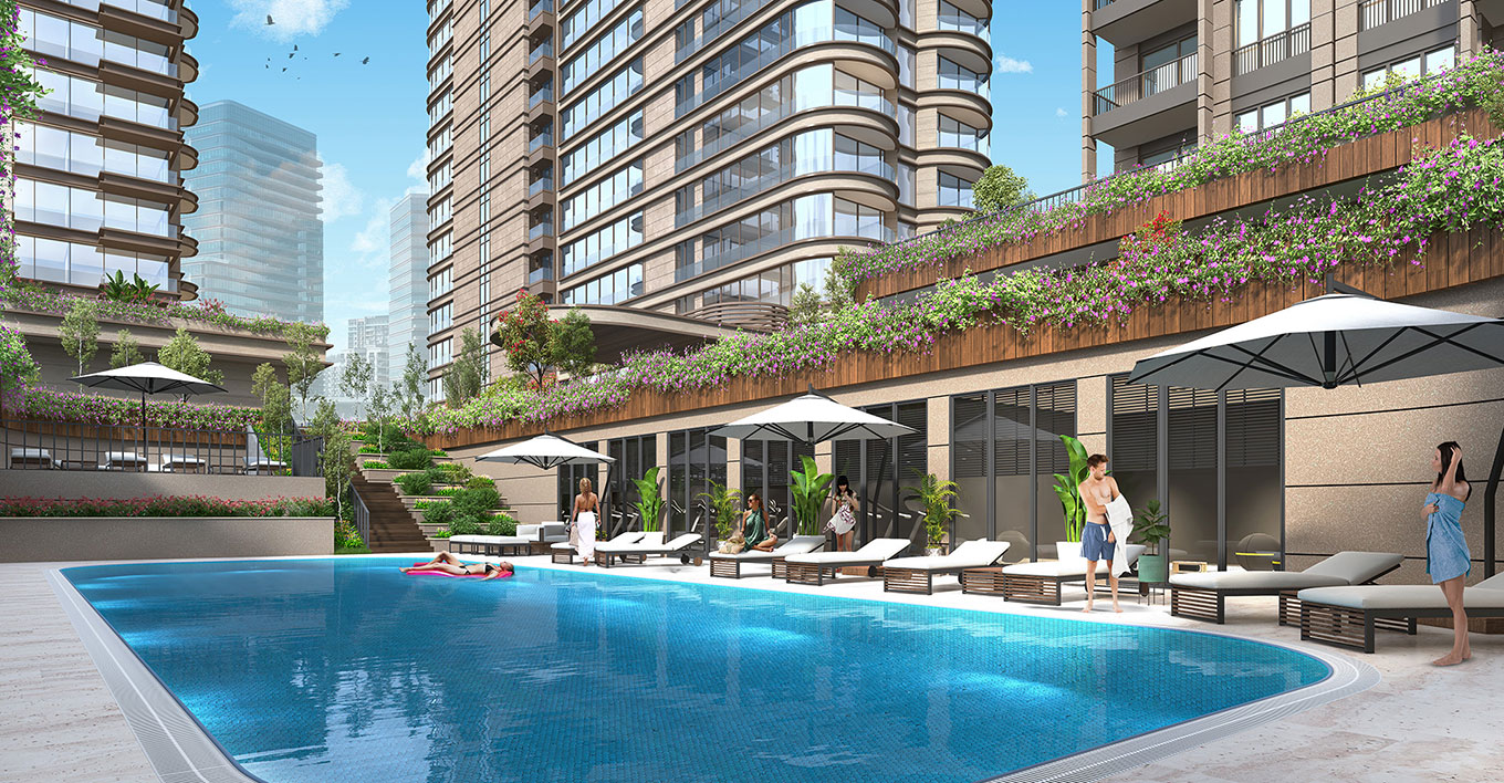 Definition on Luxury One-Bedroom Apartments for sale in Vadi Istanbul Maslak Sariyer
