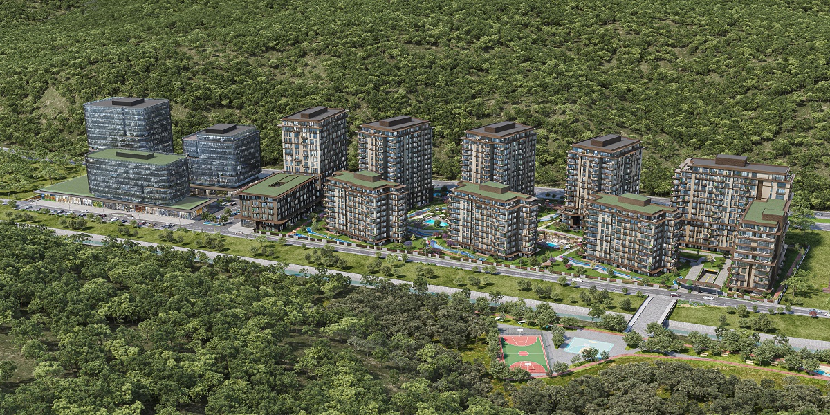 3 bedroom apartments for sale in vadi İstanbul maslak koru kiptas invest Sariyer