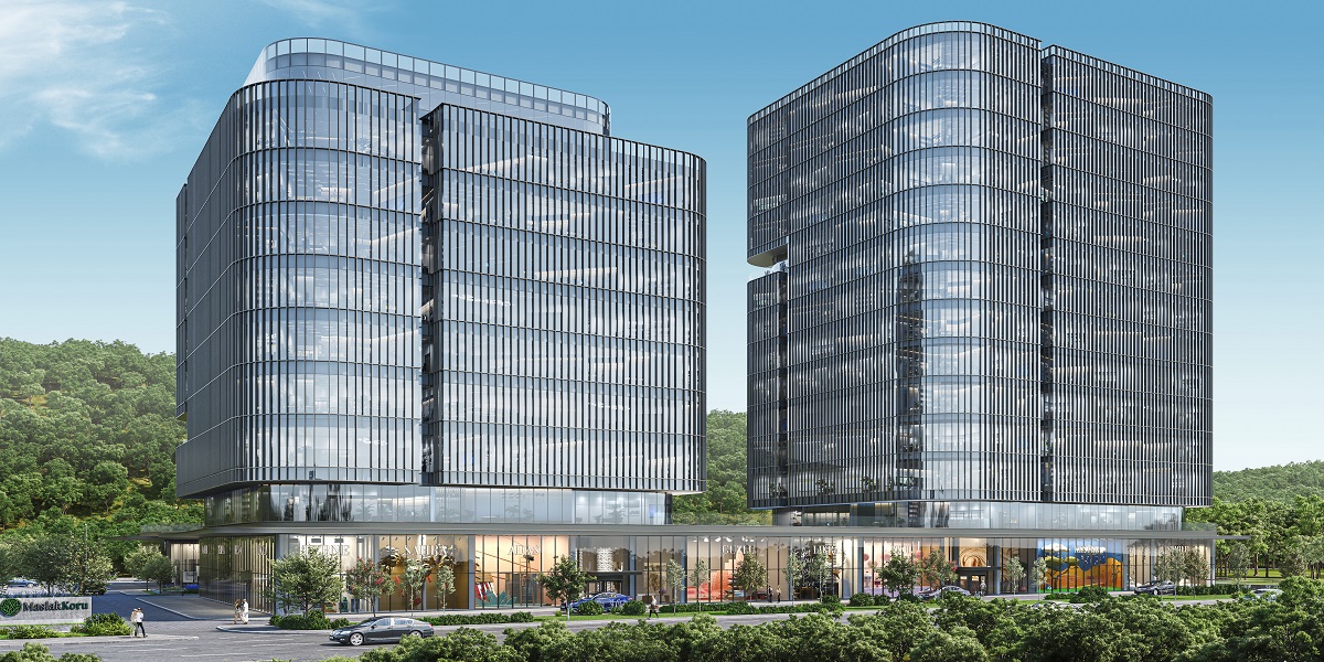 4 Bedroom Apartments for Sale in vadi istanbul Residences Maslak Koru Sariyer suitable for Turkish citizenship