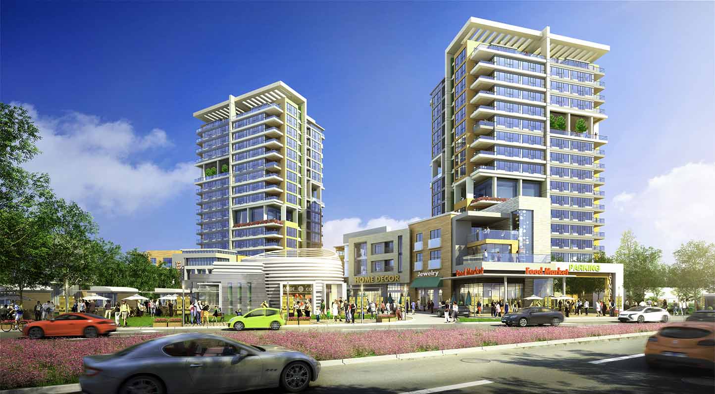 Center yourself in urban green center