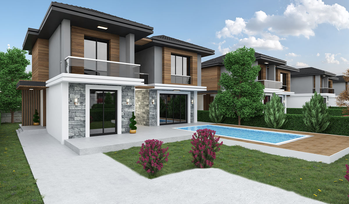 High-end privacy luxurious villas