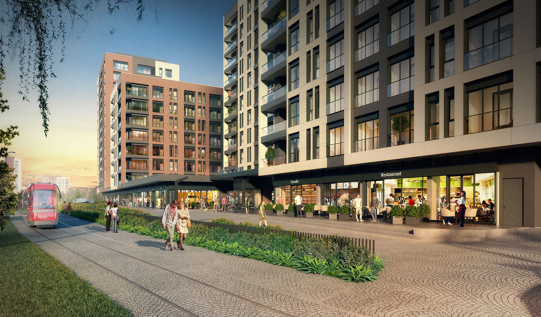 Elegant lifestyle in the center